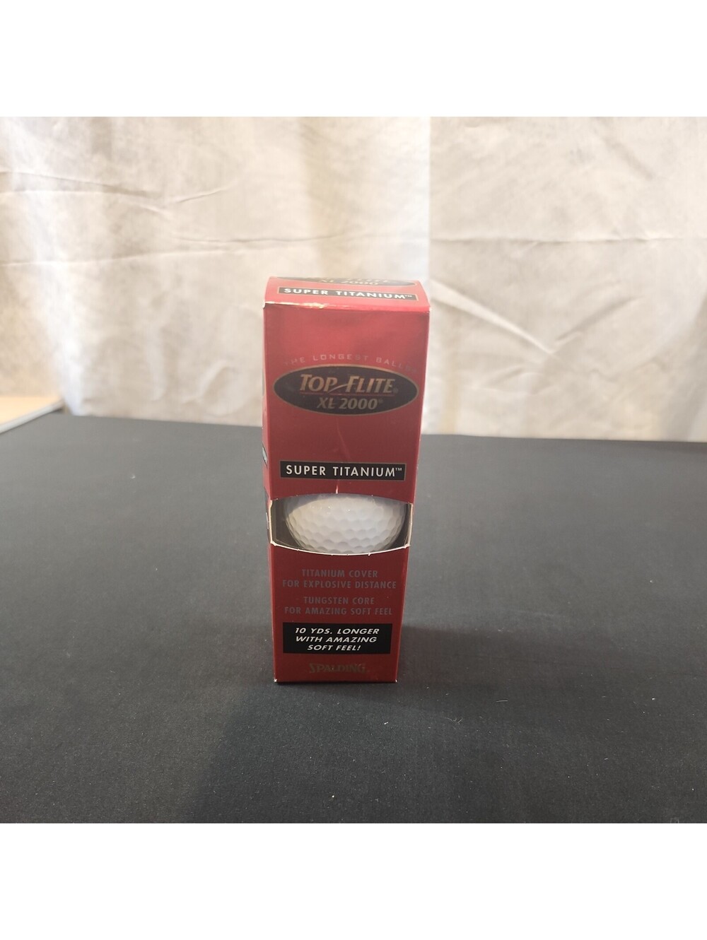 TOP FLIGHT XL 2000 SUPER TITANIUM DISTANCE GOLF BALLS NIB!! Sleeve Of 3